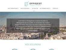 Tablet Screenshot of effigestformation.com